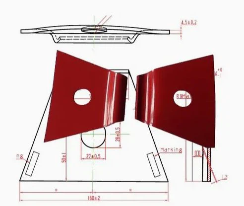 Nabla Elastic Clamp Railway Fasteners
